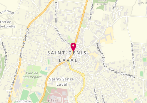 Plan de Incognito, 93 avenue Georges Clemenceau, 69230 Saint-Genis-Laval