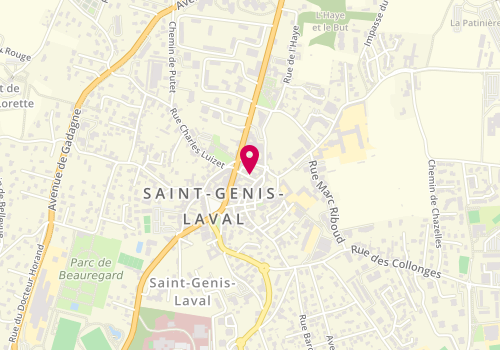 Plan de Xavier, 4 Rue de la Ville, 69230 Saint-Genis-Laval