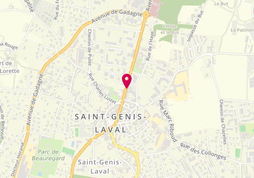 Plan de Tant Quil Y Aura des Hommes, 55 Avenue. Georges Clemenceau, 69230 Saint-Genis-Laval