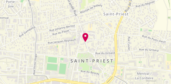 Plan de Myl coiffure, 9 Grande Rue, 69800 Saint-Priest