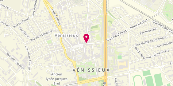 Plan de Prestige Coiffure, 7 Rue Paul Bert, 69200 Vénissieux
