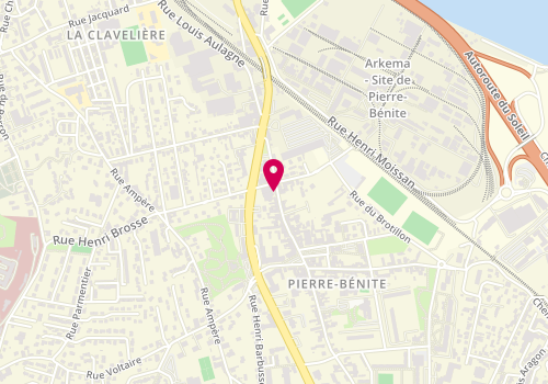 Plan de CH Coiffure, 46 Rue Roger Salengro, 69310 Oullins-Pierre-Bénite