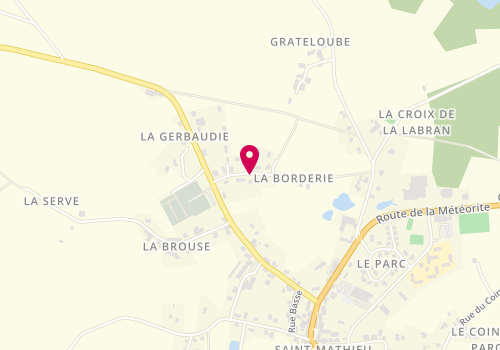 Plan de TARDIEU Sandrine, 6 Lotissement Borderie, 87440 Saint-Mathieu