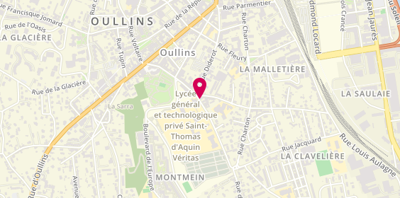 Plan de Mon Instant Coiffure, 49 Rue du Perron, 69600 Oullins-Pierre-Bénite