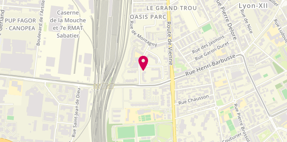 Plan de Petitjean Melika, 1 1 4 135 Rue Challemel Lacour, 69008 Lyon