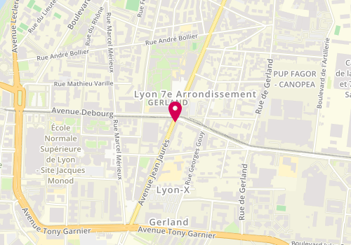 Plan de Styles & Cut, 261 avenue Jean Jaurès, 69007 Lyon