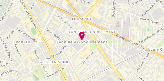 Plan de S A R L Slama, 118 Rue Professeur Beauvisage, 69008 Lyon