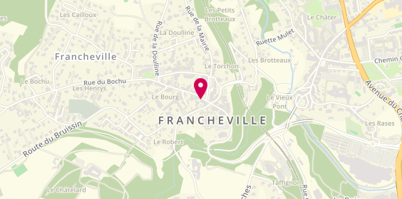 Plan de Coiffure des Sens, 6 place du Bourg, 69340 Francheville