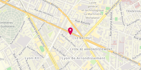 Plan de La Parenthèse Coiffure, 332 avenue Berthelot, 69008 Lyon