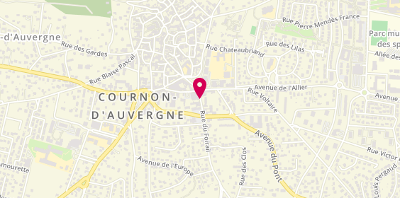 Plan de #Coiffure, 4 Rue du Foirail, 63800 Cournon-d'Auvergne