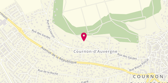 Plan de Artifices Coiffure, 15 Avenue Edouard Herriot, 63800 Cournon-d'Auvergne