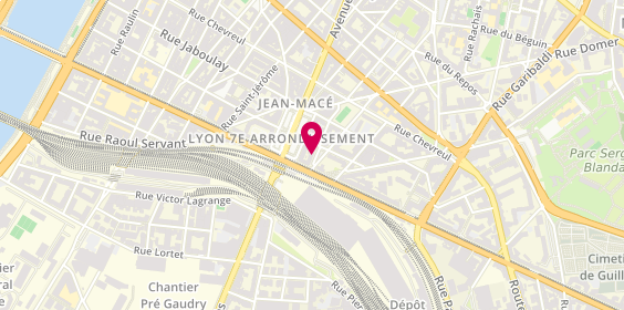 Plan de Fame Barber, 62 Rue du Colombier, 69007 Lyon
