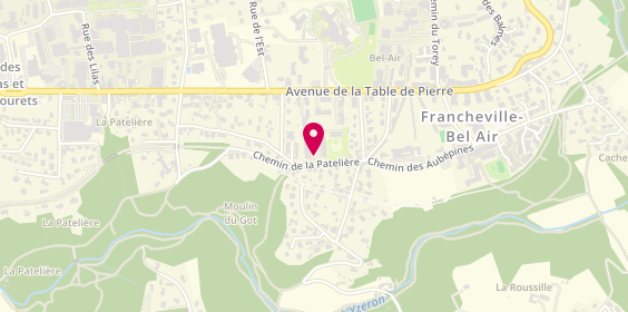 Plan de M'vi Coiffure, 10 Chemin Pateliere, 69340 Francheville