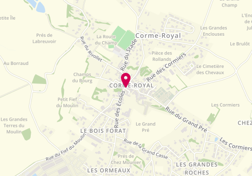 Plan de Le S@Lon, 12 place des Acacias, 17600 Corme-Royal