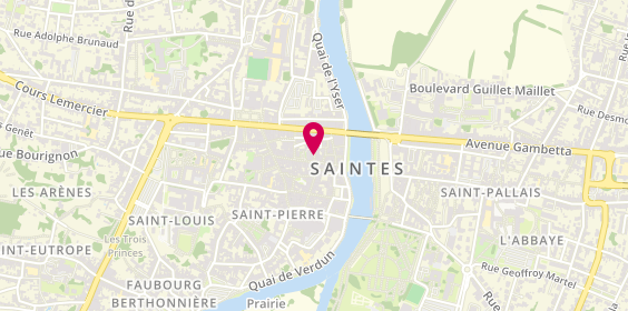 Plan de Coiffeur Passion - Coiffeur Saintes, 22 Rue Victor Hugo, 17100 Saintes