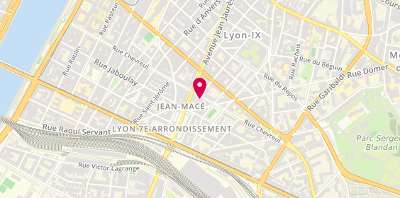 Plan de Alexandre Coiffure Lyon7, 62 Rue Chevreul, 69007 Lyon