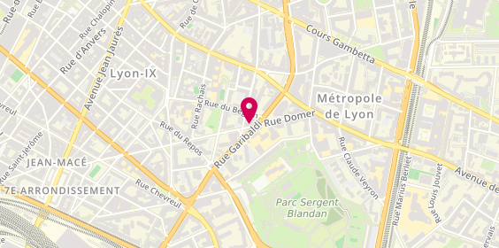Plan de 1Stantpoursoi, Rue Domer, 69007 Lyon