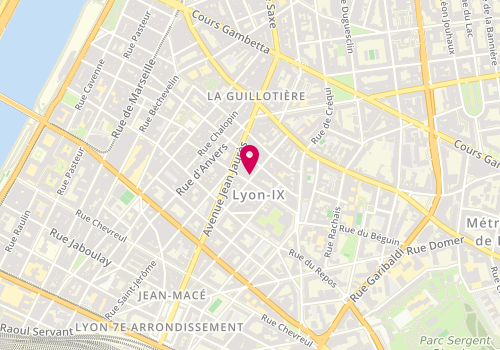 Plan de Stephane G, 22 Rue Creuzet, 69007 Lyon