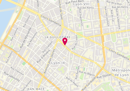 Plan de Titine Coiffure, 97 Grande Rue de la Guillotiere, 69007 Lyon