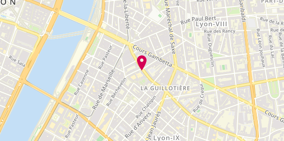 Plan de Afro Look Coiffure, 26 grande Rue de la Guillotière, 69007 Lyon