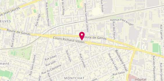 Plan de Beauty Luxe Coiffure, 41 Cours Richard-Vitton, 69003 Lyon