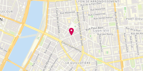 Plan de Coiffure Dupont, 21 Rue Paul Bert, 69003 Lyon