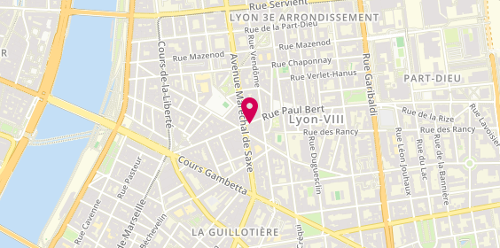 Plan de Coiff-Express, 32 Rue Paul Bert, 69003 Lyon