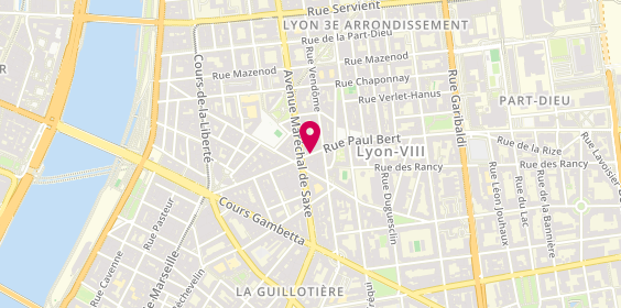 Plan de Ms Coiffure, 39 Rue Paul Bert, 69003 Lyon