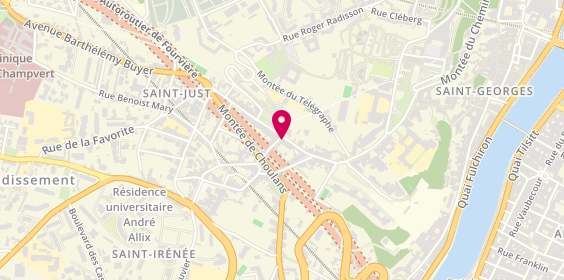 Plan de Laure Coiffure, 1 Rue Saint-Alexandre, 69005 Lyon