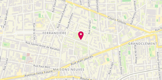 Plan de Ab Coiffure, 39 avenue Antoine de Saint-Exupéry, 69100 Villeurbanne