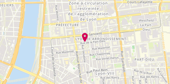 Plan de Maison de la Tresse, 63 Rue de la Part Dieu, 69003 Lyon
