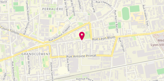 Plan de Linea Franco, 1 Rue Louis Ducroize, 69100 Villeurbanne