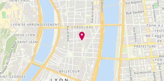Plan de Les Clefs de la Couleur, 25 Rue Palais Grillet, 69002 Lyon