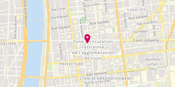 Plan de Julie Borne Coiffure Création, 140 Rue de Créqui, 69003 Lyon