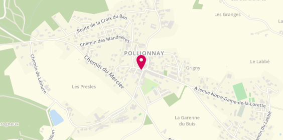 Plan de Salon Harmony Coiffure, 6 Rue des Écoles, 69290 Pollionnay