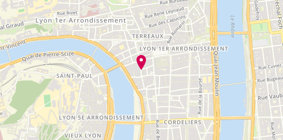 Plan de L'Atelier, 15 Rue Lanterne, 69001 Lyon