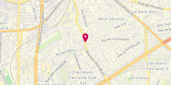 Plan de La Cizaille, 103 Avenue Leon Blum, 63000 Clermont-Ferrand