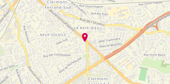 Plan de Bulle d'Hair, 140 Boulevard Lafayette, 63000 Clermont-Ferrand