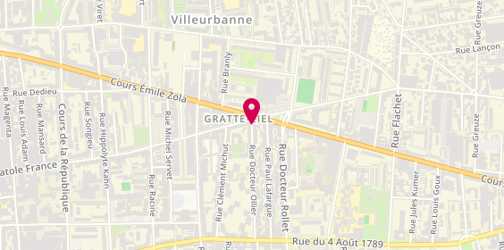 Plan de Axe & Cible, 1 Rue Dr Ollier, 69100 Villeurbanne