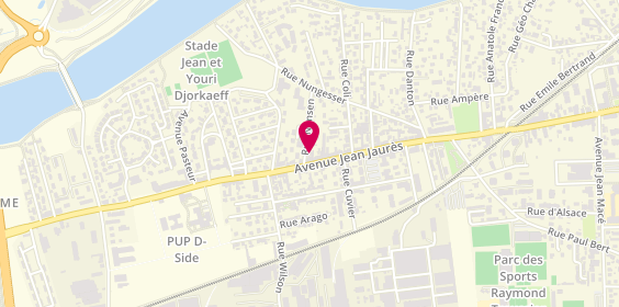 Plan de 83th barber street, 83 Bis avenue Jean Jaurès, 69150 Décines-Charpieu