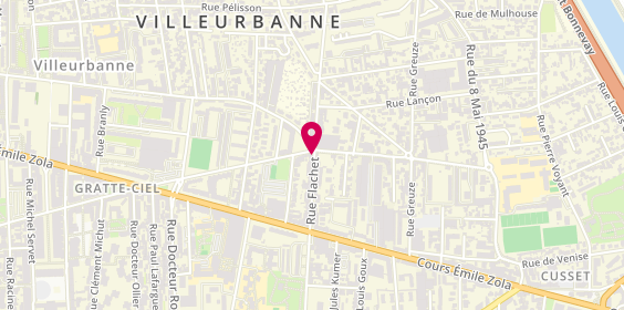 Plan de Lola C, 26 Rue Flachet, 69100 Villeurbanne
