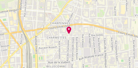 Plan de S.B concept, 37 Rue des Charmettes, 69100 Villeurbanne