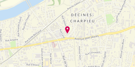 Plan de TAHAR Amina, 9 Avenue Edouard Herriot, 69150 Décines-Charpieu