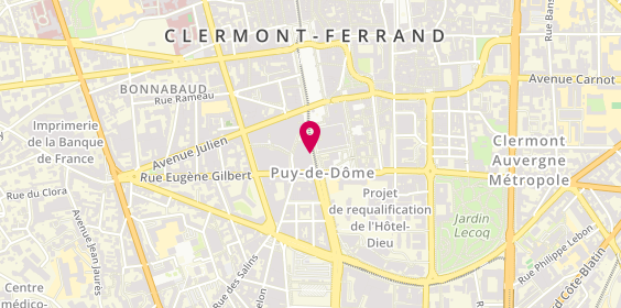 Plan de Lino Coiffure, 12 Rue Gonod, 63000 Clermont-Ferrand