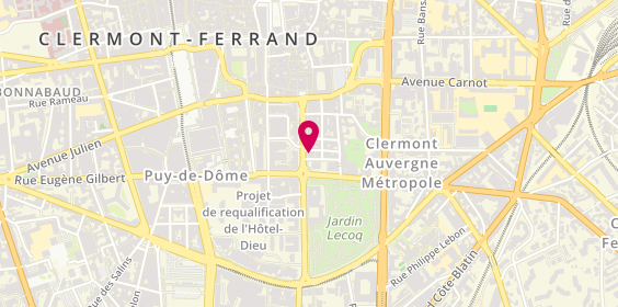 Plan de Coiffure Joëlle PEROLES, 43 Rue Ballainvilliers, 63000 Clermont-Ferrand