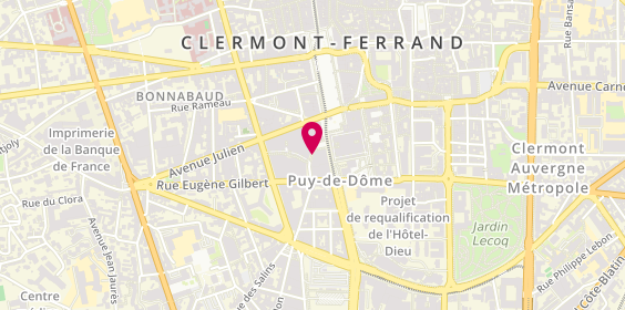 Plan de Sl Coiffure, 7 Rue Barrière de Jaude, 63000 Clermont-Ferrand