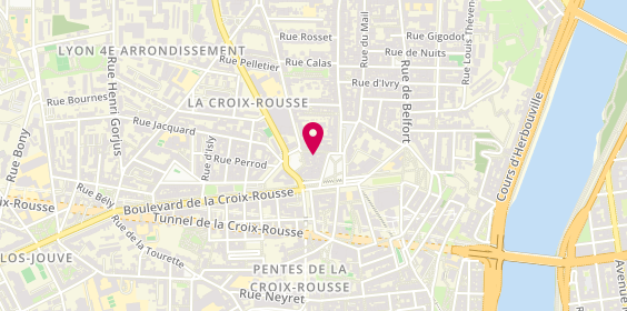 Plan de Les Hommes d'Abord Coiffeur Homme Barbier Croix-Rousse Lyon 4, 3 Rue Victor Fort, 69004 Lyon