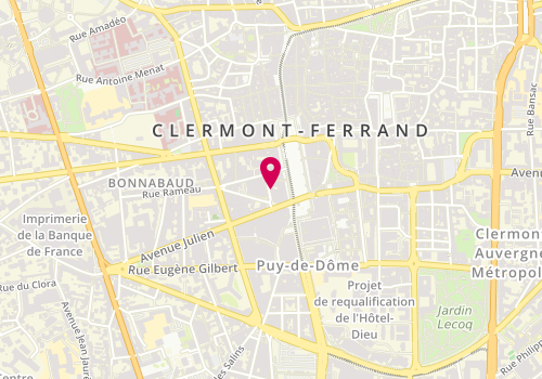 Plan de Skalper's Gentlemen, 7 Rue Ernest Renan, 63000 Clermont-Ferrand
