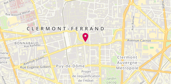 Plan de Jean Louis David - Coiffeur Clermont Ferrand, Rue Georges Clemenceau, 63000 Clermont-Ferrand