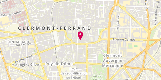 Plan de Pierre Marius-Le Salon, 14 Rue Saint-Esprit, 63000 Clermont-Ferrand